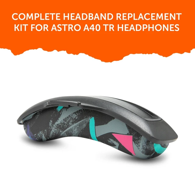 Alt view image 4 of 7 - BandZ A40 - Headband Replacement Kit for Astro A40 TR & Gen 4 Made by Wicked Cushions Enhanced Comfort, Style & Easy Installation 90's Black