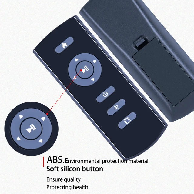 Alt view image 4 of 6 - New Replace Remote Control for Eufy T2901 Robovac 11c Pet Edition T2111 T2107 Robot Vacuum Cleaner