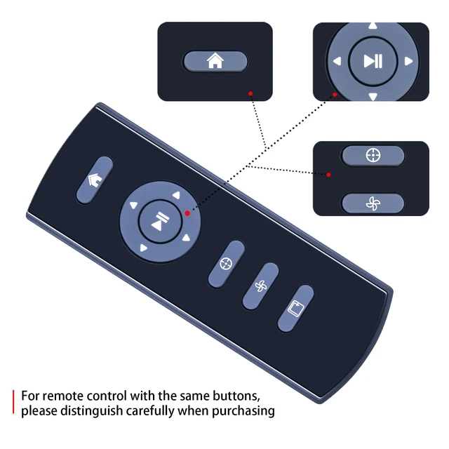 Alt view image 5 of 6 - New Replace Remote Control for Eufy T2901 Robovac 11c Pet Edition T2111 T2107 Robot Vacuum Cleaner