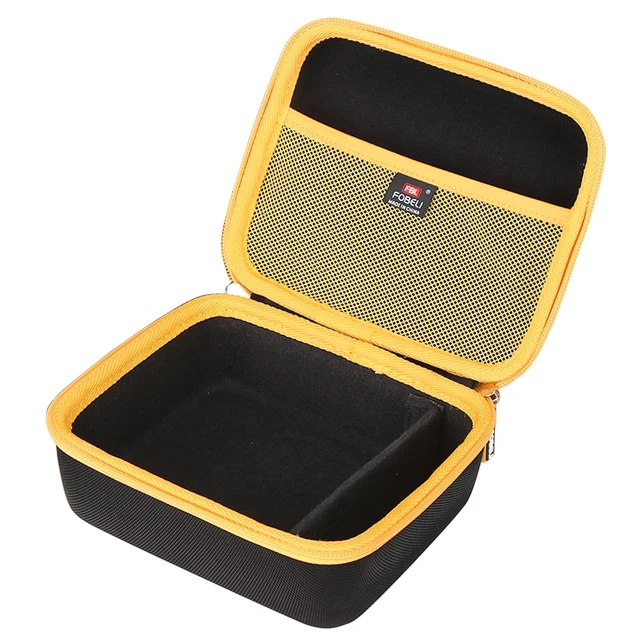 Alt view image 4 of 7 - Hard Case for DEWALT/Milwaukee 8v/12v/18v/20v/60v Max XR Battery Hard EVA Shell, Adjustable Dividers for 2 Pack, Shockproof & Water-Resistant, Mesh Pocket, Battery Storage Bag