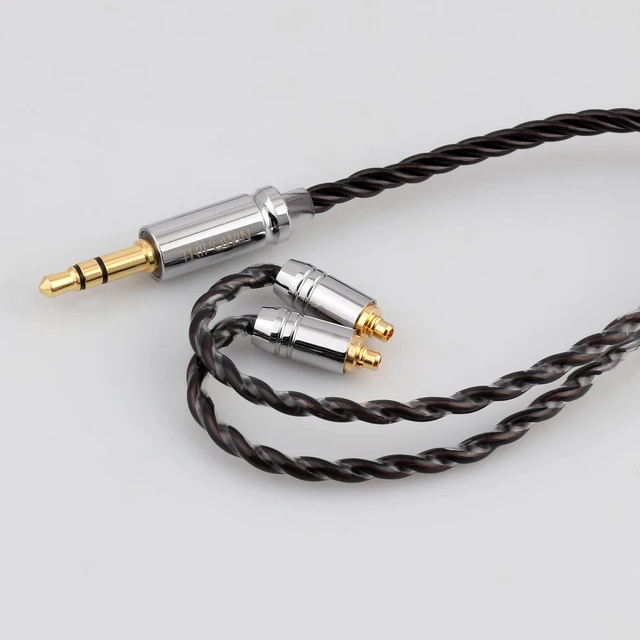 Alt view image 2 of 7 - Tripowin Mirage IEM Cable,30AWG OCC 4N HiFi IEM Upgrade Replacement Cable, with 3.5mm Audio Jack for in-Ear Monitor Audiophile Musician(MMCX)