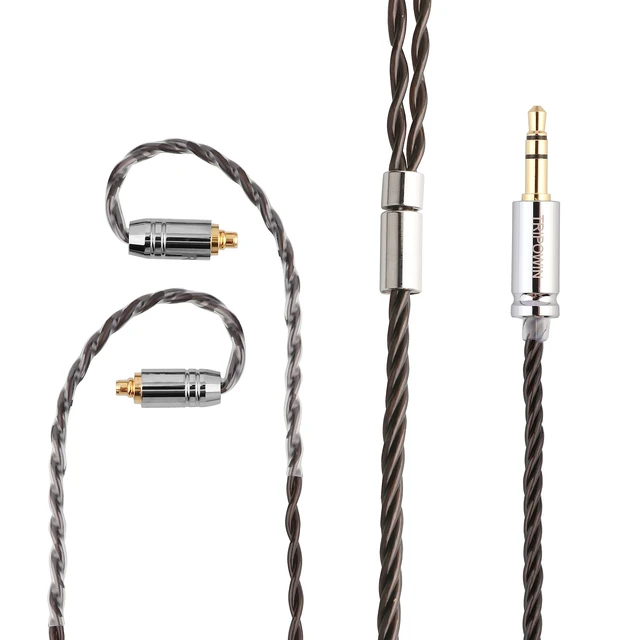 Alt view image 5 of 7 - Tripowin Mirage IEM Cable,30AWG OCC 4N HiFi IEM Upgrade Replacement Cable, with 3.5mm Audio Jack for in-Ear Monitor Audiophile Musician(MMCX)