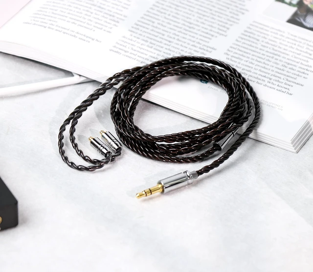 Alt view image 6 of 7 - Tripowin Mirage IEM Cable,30AWG OCC 4N HiFi IEM Upgrade Replacement Cable, with 3.5mm Audio Jack for in-Ear Monitor Audiophile Musician(MMCX)