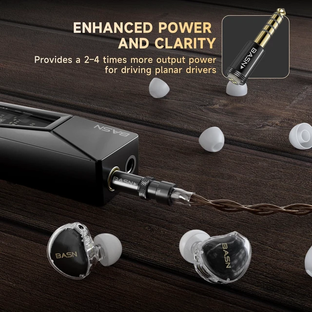 Alt view image 6 of 7 - ASONE PRO 14.2mm Planar in Ear Monitor, 3.5/4.4mm MMCX IEMs, Black 14.2mm Planar Driver Wide Sound Stage in Ear Earphones with 3.5mm/4.4mm Modular MMCX Cable for Musicians Audiophiles