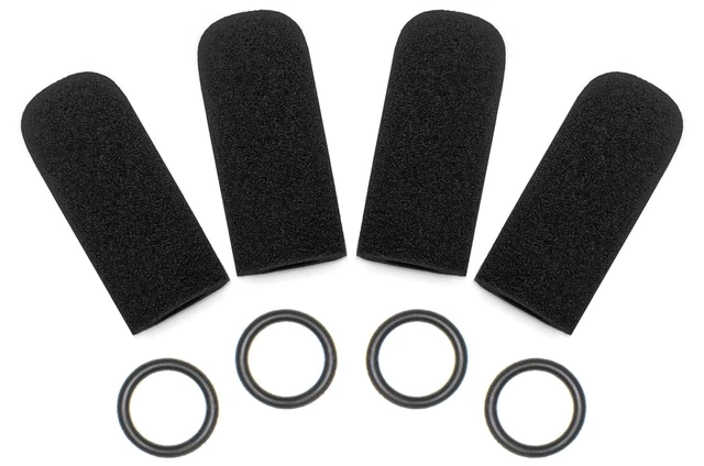 Alt view image 5 of 7 - Upgrade Headband Cushion Pad + 4 Pack Foam Mic Cover Compatible with Bose A20 Aviation Headset, Headband Pad with Memory Foam + 4 Microphone Windscreens & 4 O-Rings (Refresh Kit)