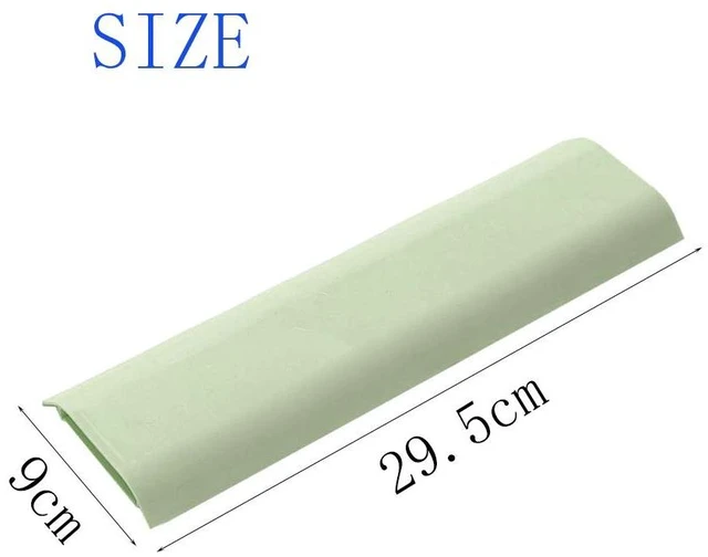 Alt view image 2 of 7 - Cable Concealer Cord Cover, 4 PCS Self-Adhesive Wall Cable Covers with 8 PCS Double-side Tapes for TV Computer Office Theater (4PCS Green)