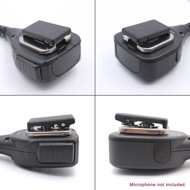 Alt view image 4 of 6 - 5Pcs Mic Belt Clip Replacement for Motorola PMMN4013 PMMN4013A PMMN4021 PMMN4021A PMMN4022 PMMN4022A PMMN4024 PMMN4024A PMMN4025 PMMN4025A PMMN4051 PMMN4062 Handheld Speaker Microphone