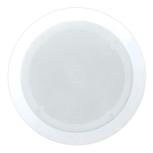 Alt view image 3 of 5 - PDIC51RD 5.25 Inch 150W Flush-Mount in-Ceiling Speakers, White, 8-Pack Round In-Wall Design for Indoor Stereo Listening, Distributed Room Sound, Music Playback & Custom Interior Layouts