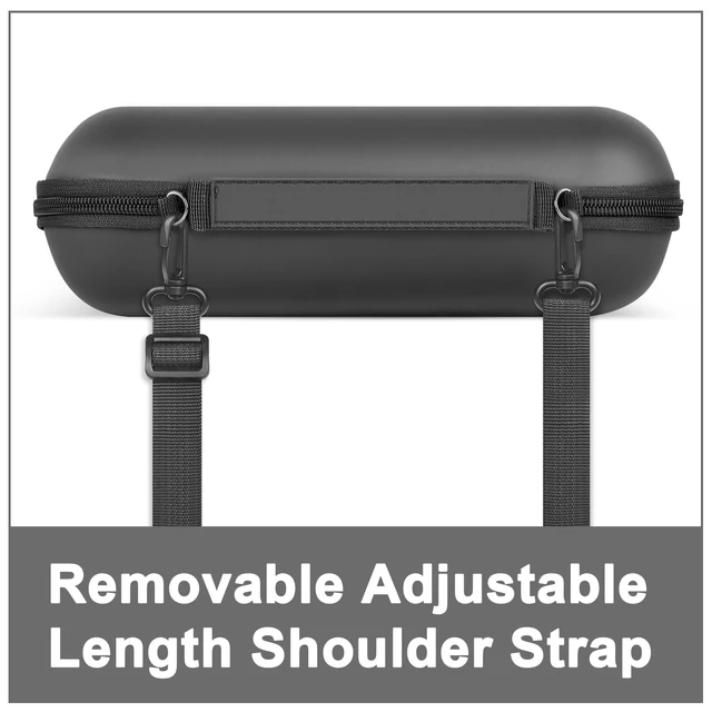 Alt view image 6 of 7 - Speaker Case for JBL Flip 6/7/ for Beats Pill Bluetooth Speaker for Beats Pill Accessories Storage Bag, with Shoulder Strap for Outdoor Traveller - Case Only