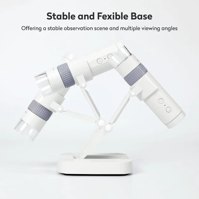 Alt view image 5 of 7 - M2C Wireless Digital Microscope 50X-1000X, Handheld Portable 1080P HD USB Coin Microscope Compatible with iPhone, Android, iPad & PC, Perfect for Coin Collection & Science