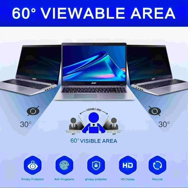 Alt view image 2 of 4 - MacBook Neo Privacy Screen, Magnetic Privacy Screen Protector for MacBook Neo 13 Inch (2026 A18 Pro), Anti-Glare Blue Light Blocking Filter for Office Coffee Shop Travel Work Study