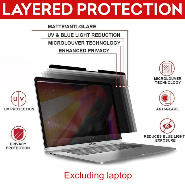 Alt view image 4 of 4 - MacBook Neo Privacy Screen, Magnetic Privacy Screen Protector for MacBook Neo 13 Inch (2026 A18 Pro), Anti-Glare Blue Light Blocking Filter for Office Coffee Shop Travel Work Study