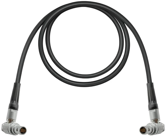 Main image of Lemo-Compatible 0B 2 Pin Male to Male Right Angle Power Cable Suitable for Teradek Bond ARRI Alexa, Z CAM E2, DJI RS2/RS3, Tilta Float Gimbal, SmallHD, Vaxis, Blackmagic, 39