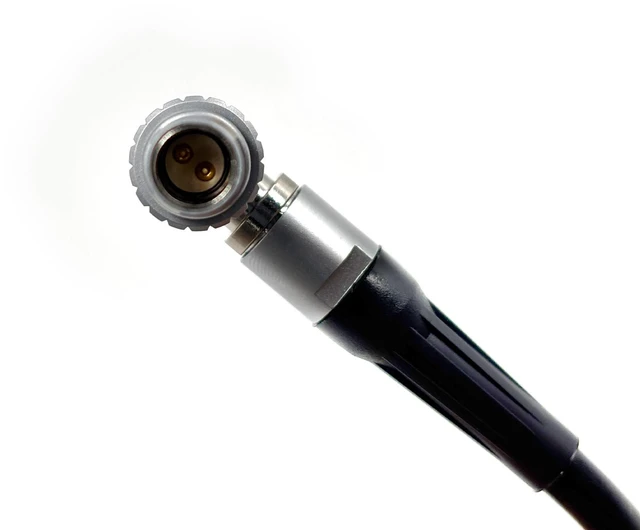 Alt view image 3 of 7 - Lemo-Compatible 0B 2 Pin Male to Male Right Angle Power Cable Suitable for Teradek Bond ARRI Alexa, Z CAM E2, DJI RS2/RS3, Tilta Float Gimbal, SmallHD, Vaxis, Blackmagic, 39