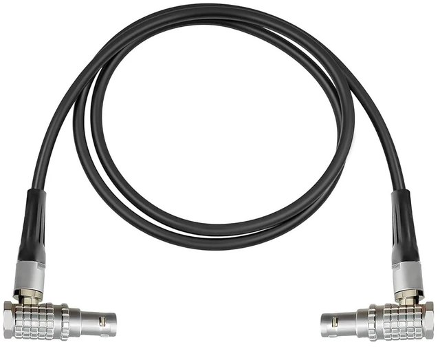 Alt view image 6 of 7 - Lemo-Compatible 0B 2 Pin Male to Male Right Angle Power Cable Suitable for Teradek Bond ARRI Alexa, Z CAM E2, DJI RS2/RS3, Tilta Float Gimbal, SmallHD, Vaxis, Blackmagic, 39