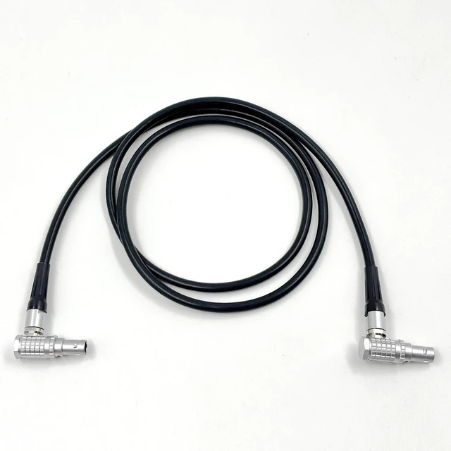 Alt view image 7 of 7 - Lemo-Compatible 0B 2 Pin Male to Male Right Angle Power Cable Suitable for Teradek Bond ARRI Alexa, Z CAM E2, DJI RS2/RS3, Tilta Float Gimbal, SmallHD, Vaxis, Blackmagic, 39