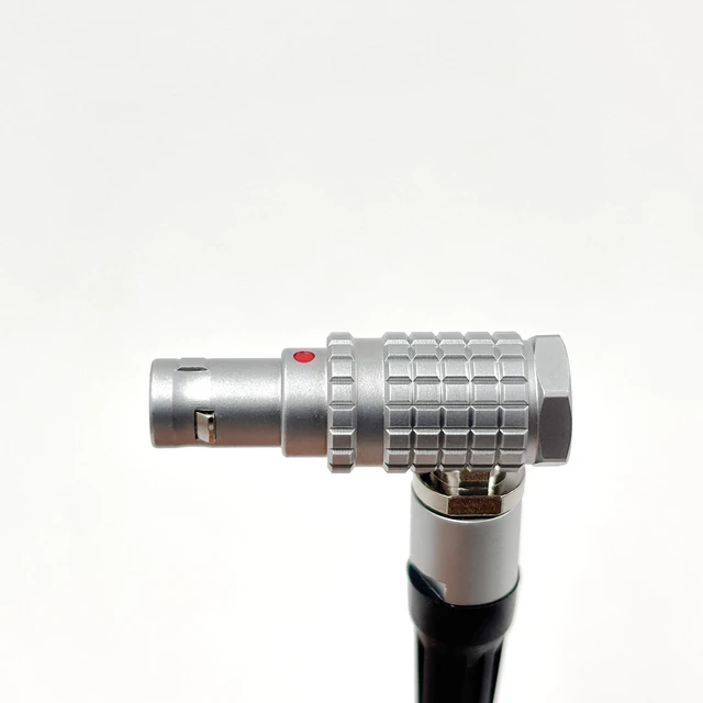 Alt view image 4 of 7 - Lemo-Compatible 0B 2 Pin Male to Male Right Angle Power Cable Suitable for Teradek Bond ARRI Alexa, Z CAM E2, DJI RS2/RS3, Tilta Float Gimbal, SmallHD, Vaxis, Blackmagic, 39