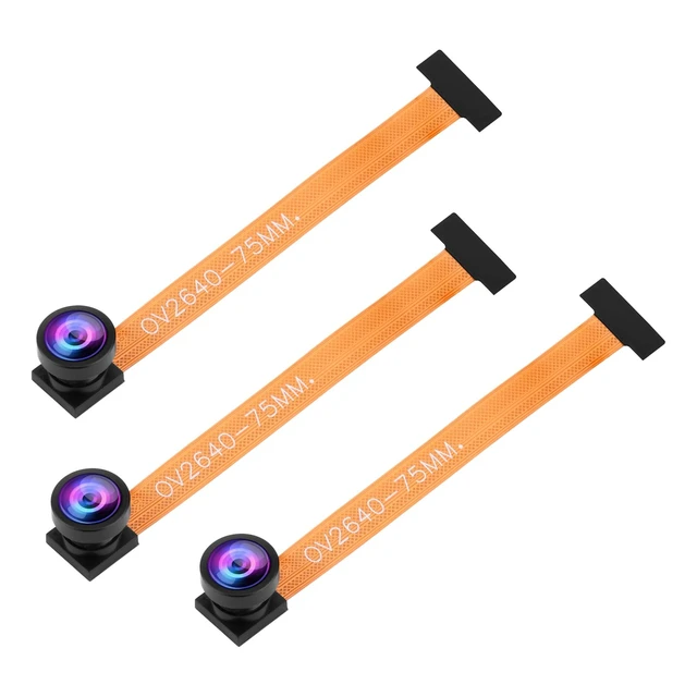 Alt view image 7 of 7 - 3Pcs OV2640 Camera Module, ESP32-CAM ESP32 Camera 160° Wide-Angle Lens 2 Megapixel Sensor I2C Support JPEG RGOV2640 Camera ModuleB YUV for ESP32 MCU Camera