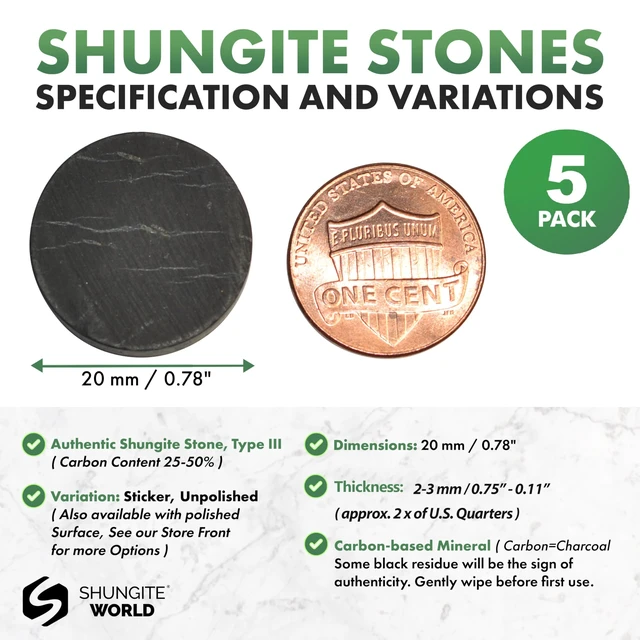 Alt view image 2 of 7 - 5 pcs Authentic Stickers Unpolished 20 mm / 0.78" Genuine Healing Energy Stone Protection Plate for Cell Phone Case Tablet Laptop Computer Noble Gemstone Protector Crystal