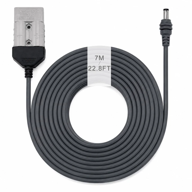 Main image of Anderson Plug Power Cable Compatible with Starlink Mini, 16AWG DC Power Cord for Portable Power Station, RV, Camping and Off-Grid Setup (22.9FT)