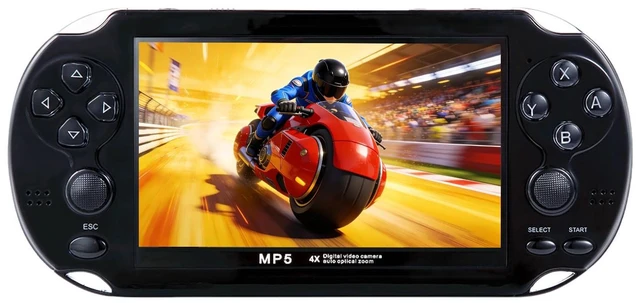 Main image of Handheld Retro Game Console, 4.3-inch HD Screen, Dual Joysticks, Built-in Classic Games, Portable Handheld, TV Output, Video Playback, Gaming Save Function, The Ideal Gift