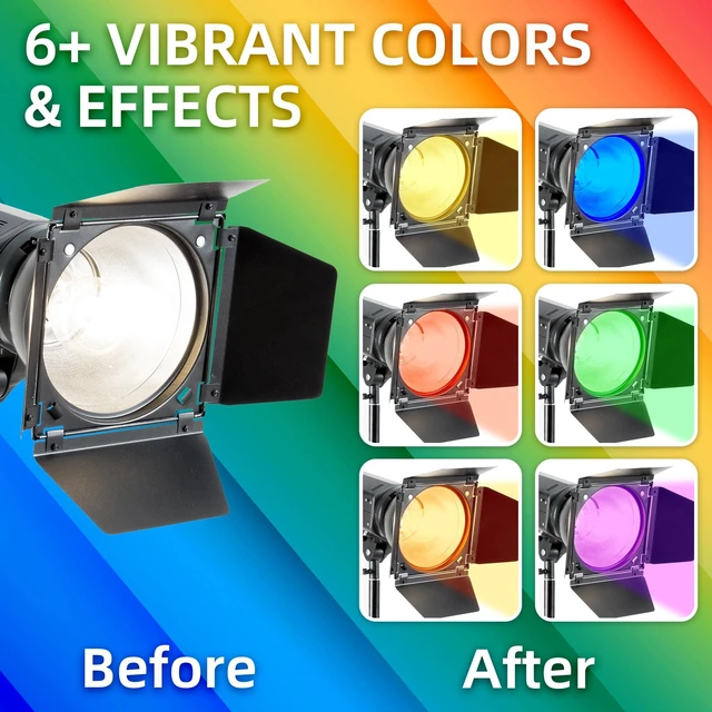 Alt view image 4 of 7 - Color Transform Light Filters, DIY Self-Adhesive Transparent Vinyl Wrap Film for Halloween Christmas Landscape, Outdoor String Garden Lights Window Tint Home Decor (Yellow, 4in x 20ft)