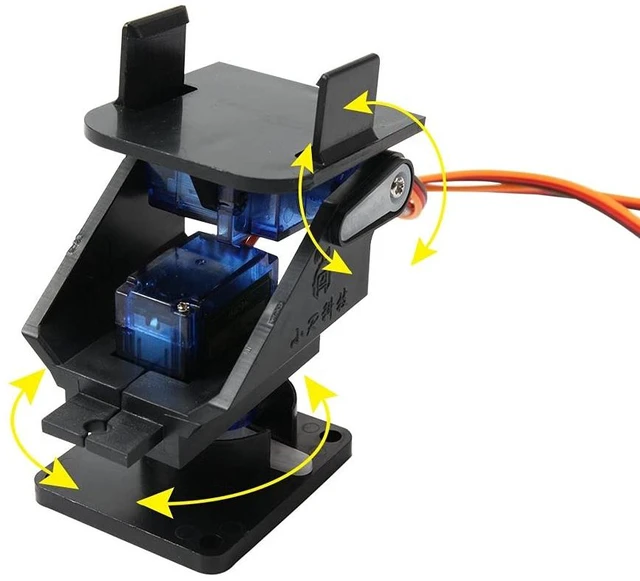 Main image of Mini Pan/Tilt Camera Platform Anti-Vibration Camera Mount w/ 2 Servos Aircraft FPV