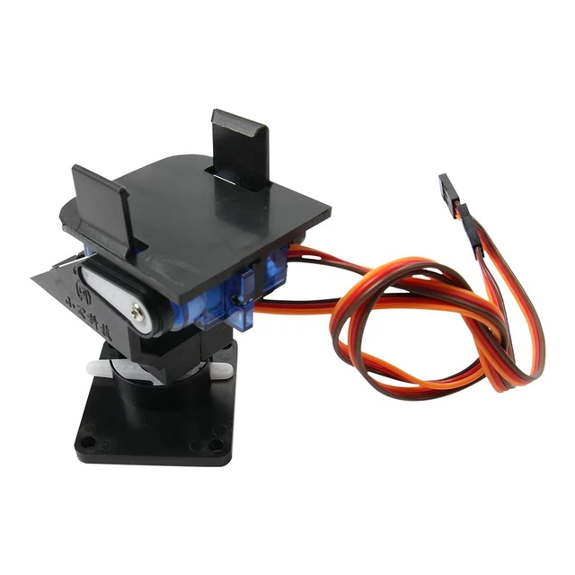Alt view image 6 of 6 - Mini Pan/Tilt Camera Platform Anti-Vibration Camera Mount w/ 2 Servos Aircraft FPV