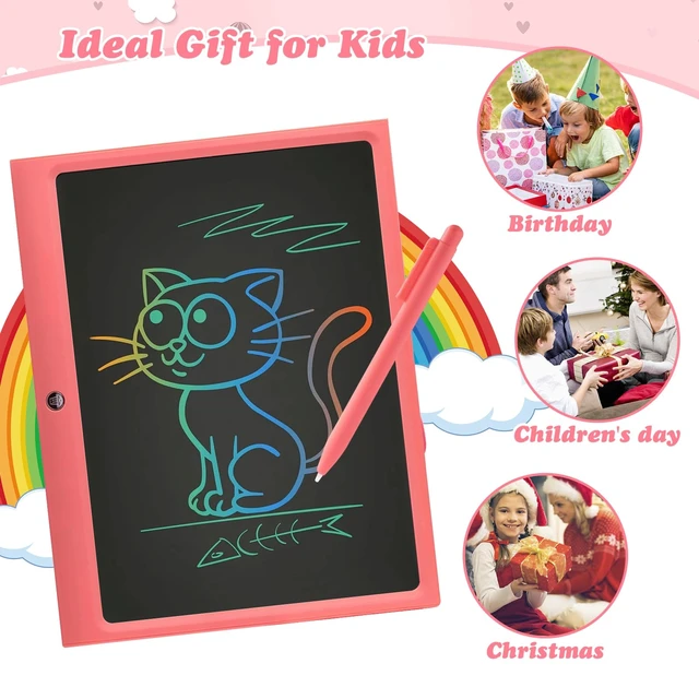 Alt view image 6 of 7 - LCD Writing Tablet Kids Toys -15 Inch Toddler Toys Learning Drawing Pad Toys for 3 4 5 6 7 8 Years Boys Girls Birthday Christmas Easter Thanksgiving Gift Creative Doodle Board