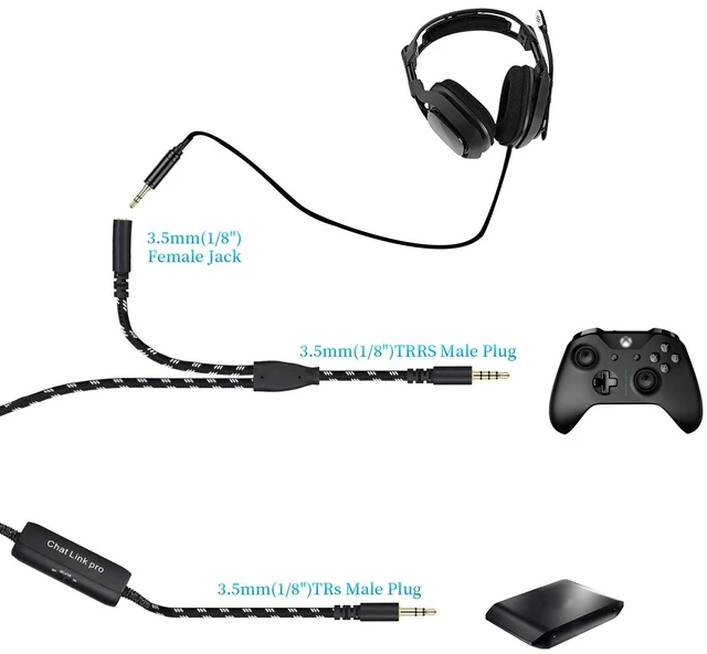 Alt view image 2 of 5 - HD60 S+ Chat Link Pro Cable Replacement for Elgato HD60 X, HD60PRO Capture Card, Chat Adapter Replacement for Nintendo Switch, Xbox One and PS5, with in-line Isolator