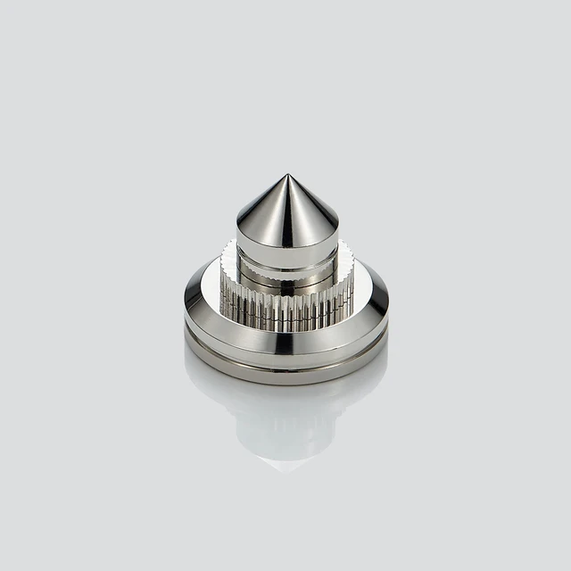 Alt view image 6 of 7 - Speaker Spikes Adjustable Floor Protectors 8pcs with Adhesive, Sliver Shockproof Speaker Isolation Stand Feet for HiFi Amplifier, Subwoofer, DAC Recorder, Turntable, Cone Base Pad