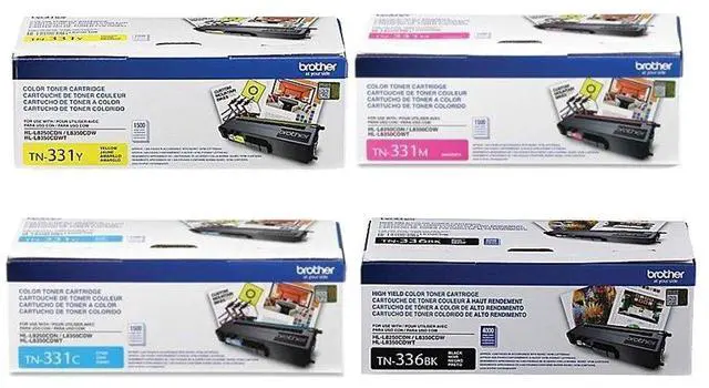 Main image of HL-L8350CDW Black High and Color Standard Yield Toner Set