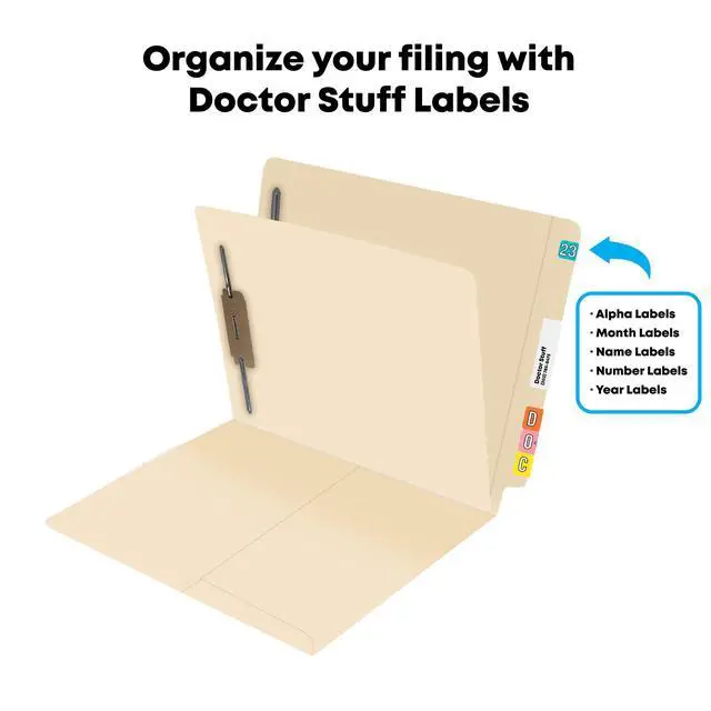 Alt view image 5 of 6 - Classification File Folders with Pocket, One Installed Divider, Reinforced End Tab Pocket Folder, Two 2 Bonded Fastener on Inside Right of Both Sides, 11 pt Manila Stock, Box of 50