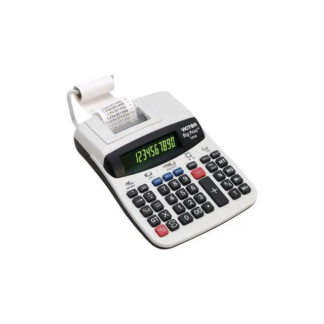 Alt view image 2 of 3 - Victor 1310 1310 Big Print Commercial Thermal Printing Calculator, Black Print, 6 Lines/Sec