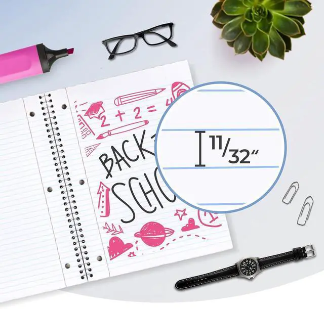 Alt view image 4 of 6 - Spiral Notebook 96 Pack of 48 Bright & 48 Pastel Colors, 1 Subject, Wide Ruled, Notebooks for School - 8X10.5 Inch - 70 Sheets (96 Pack)