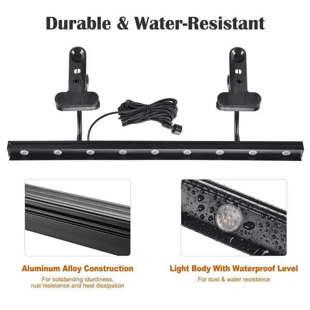 Alt view image 5 of 6 - Instahibit LED Light Adjustable for Retractable Banner Stand Trade Show | Exhibition Booth 4 Packs