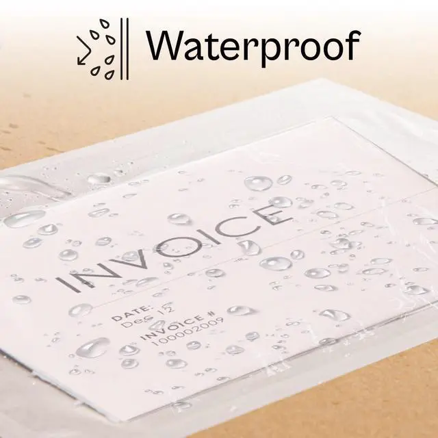 Alt view image 5 of 6 - PSBM 2000 PCS 7 x 10 Inch Clear Blank Packing List Envelopes, Shipping Documents Pouches/Sleeves for Mailing Labels, Invoices, Documents and Packing Slips
