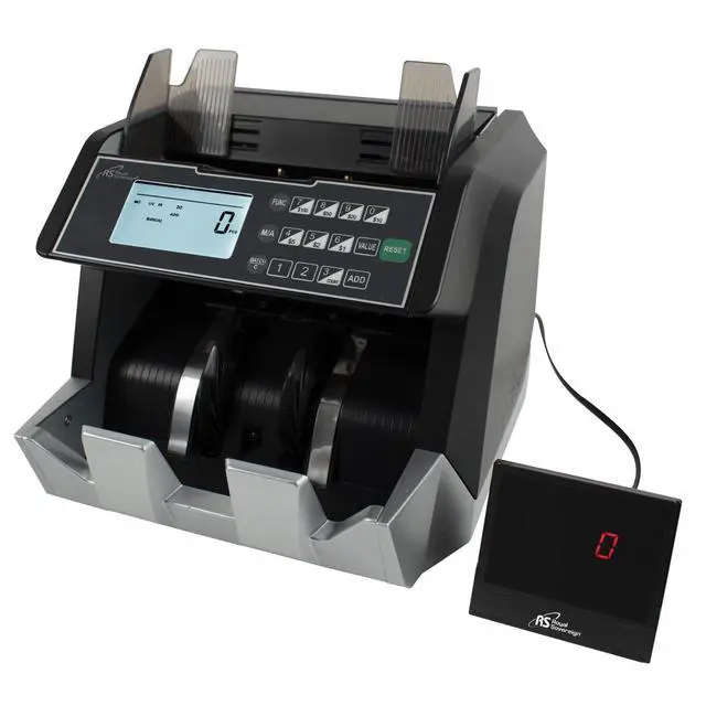Alt view image 6 of 6 - USD Money Counter with Add and Batch Mode, Value Counting and UV/MG/IR Counterfeit Bill Detection for Small Business (RBC-E105-ADBK)