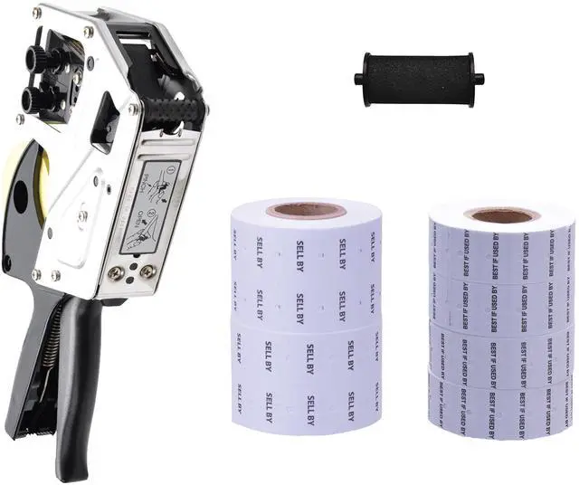 Main image of Towa GL289/275 Labeling Gun - 8 Digits Top, 6 Digits Bottom, Includes 6,000 Labels & Free Ink Roller