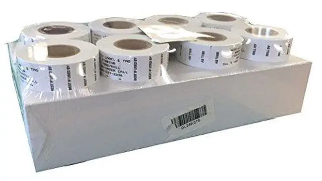 Alt view image 2 of 2 - Towa GL289/275 Labeling Gun - 8 Digits Top, 6 Digits Bottom, Includes 6,000 Labels & Free Ink Roller