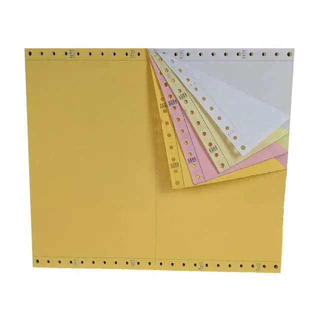 Alt view image 2 of 2 - Trendar Paper - 4 Part (White/Pink/Canary/Goldenrod) Perforated Continuous Feed Computer Paper - 9.5 x 5.5 Inches - 1800 sheets