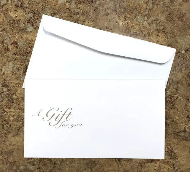 Alt view image 4 of 5 - Gift-Blossoms Custom Gift Certificates Cards with Envelopes 100 Set - Gift Certificates for Business with Sequential Numbering