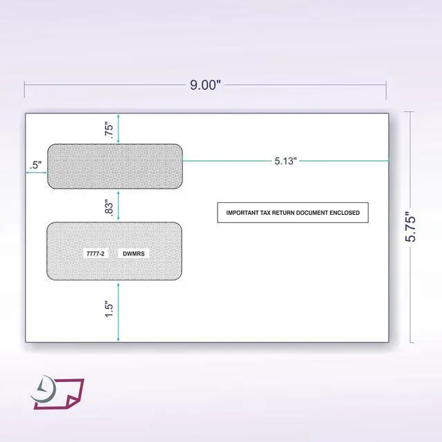Alt view image 2 of 6 - Self Seal Envelopes for 1099 Tax Forms (Pack od 500)