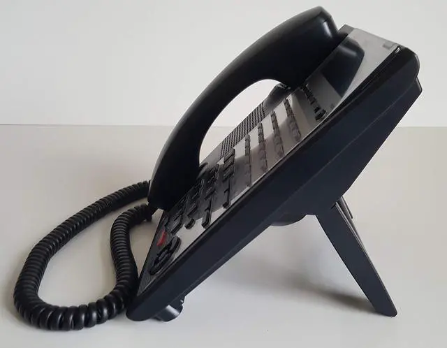 Alt view image 4 of 6 - Telephone Digital 24-Button Backlit Dialpad Telephone (Black) Model Number IP4WW-24TXH-B-TEL(BK) - 1100063