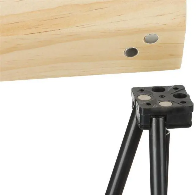 Alt view image 4 of 6 - Portable Folding Lectern, Angled Top, Carrying Bag (Birch Wood and Metal)