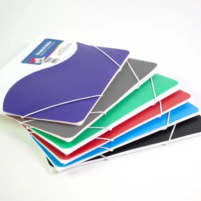 Alt view image 6 of 6 - Document Holder w/Elastic Band, Letter Size, 72-Case | Safe PP, water-resistant, keeps papers flat