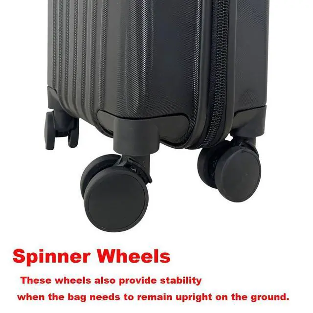 Alt view image 4 of 6 - Upgraded 39" Hard Travel Case with 4 Spinner Wheels and Handles Banner Case for Roll Up Banner Stand or Backdrop Booth Frame Travel Bag Interior Dimensions: 39"L x 10" W x 8"H