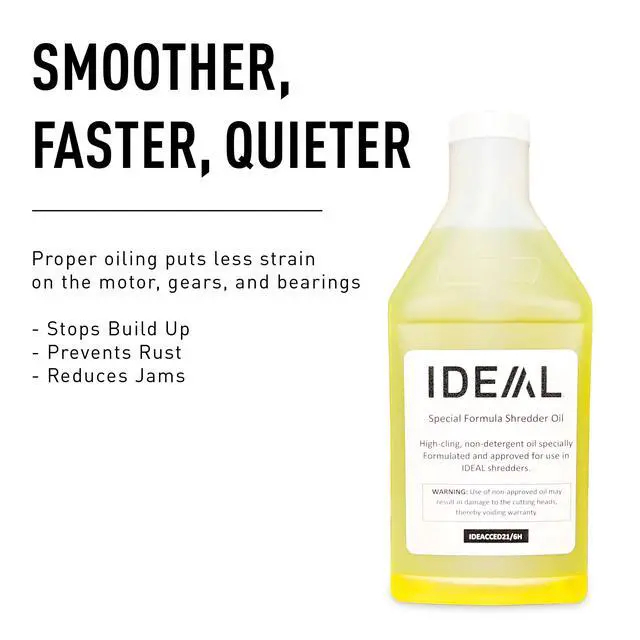Alt view image 4 of 6 - IDEAL Maintenance Bundle: AC0901H Gusseted Shredder Bags 40x14x48 Case 80 56-Gallon + High-Cling Lubricating Oil 6 Quart Bottles IDEACCED21/6H Compatible 2604, 3105, 4001 4003 4005, 4108