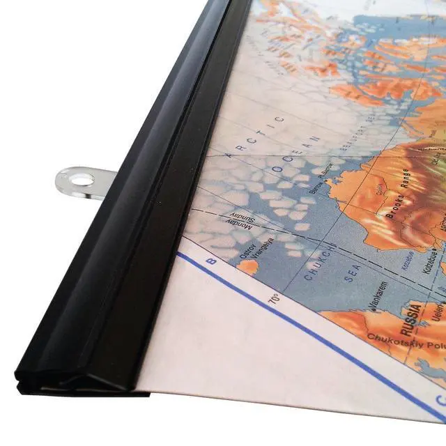 Alt view image 4 of 4 - goKelvin 24" Hanging Rails for Posters (Black BULK (10 Sets))