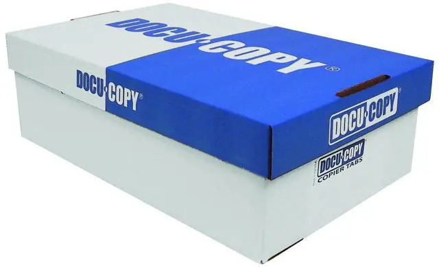 Main image of 1003 Index Tabs 90 lb Plain Paper 1/5 Cut Reverse Collated 3 Holes 1 Case/250 Sets/1250 Tabs